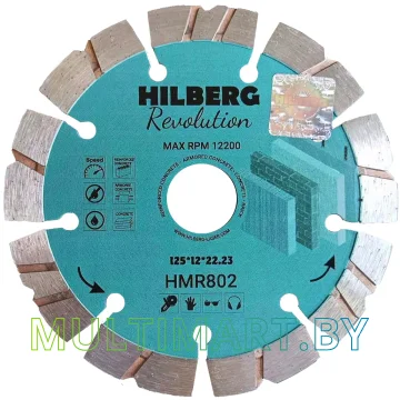 Отрезной диск алмазный Hilberg HMR802
